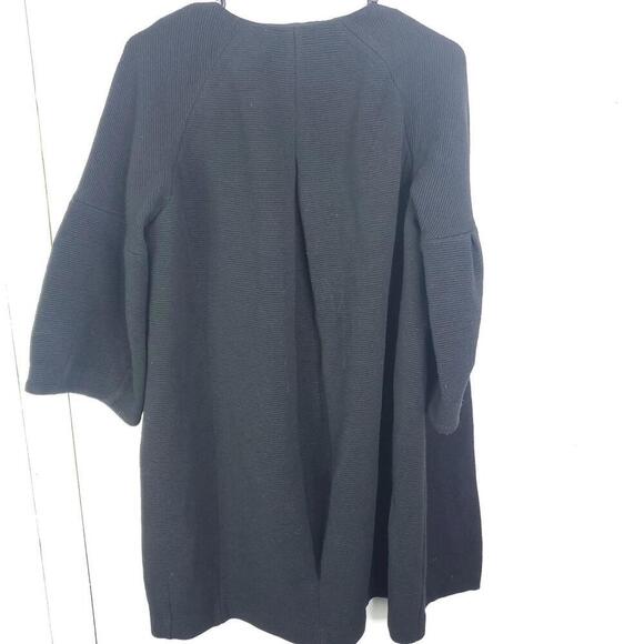 Ann Taylor Jacket Womens M Ribbed Half Sleeve Collarless Open Front Career - Picture 2 of 10